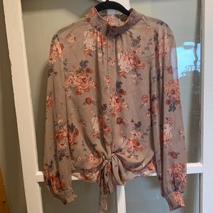 Floral long sleeve